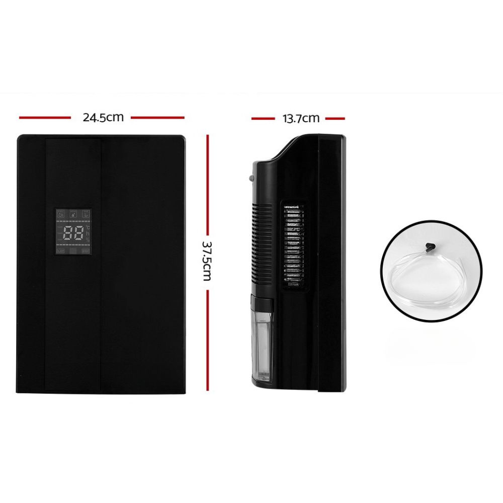 2L Dehumidifier Air Purify Black