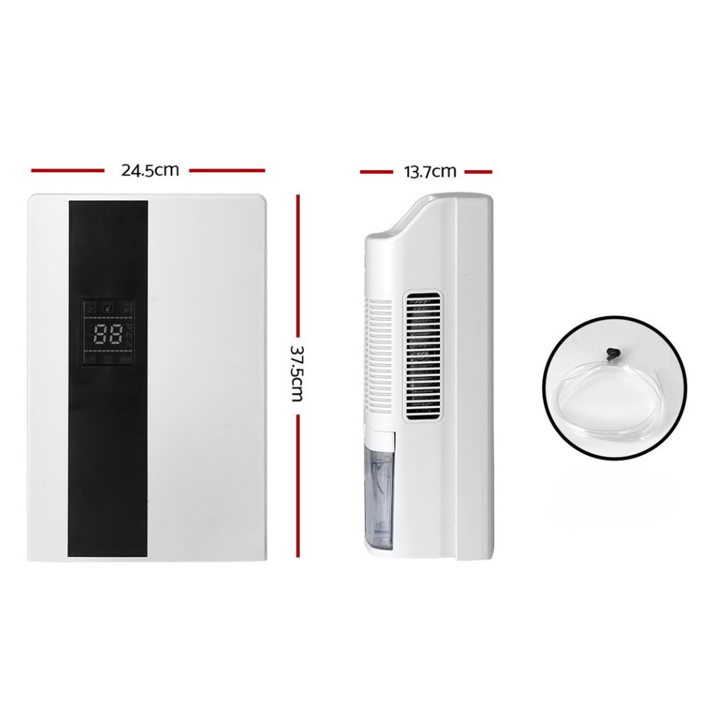 2L Dehumidifier Air Purifier White