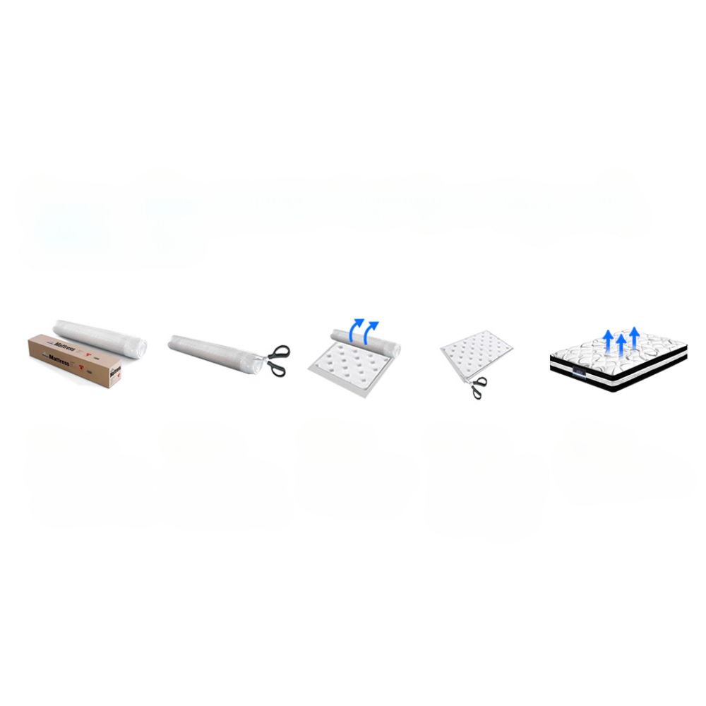 Mattress Medium Firm Mattresses Top Bed Bonnel Spring - Single/King Single/Double/Queen