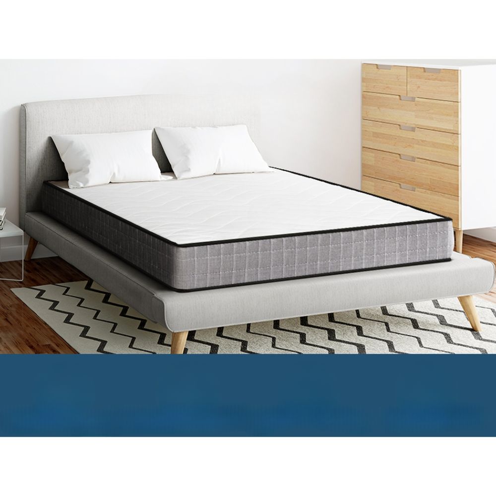 Mattress Medium Firm Mattresses Top Bed Bonnel Spring - Single/King Single/Double/Queen