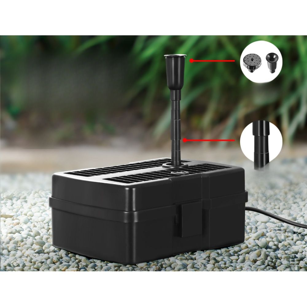 Solar Pond Pump with Filter Box Water Fountain Kit - 5ft