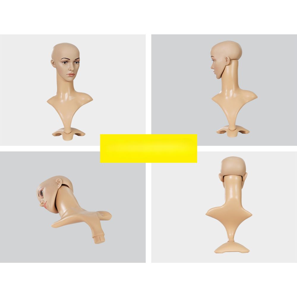 Female Mannequin Head Dummy Model Display Shop Stand - 52cm