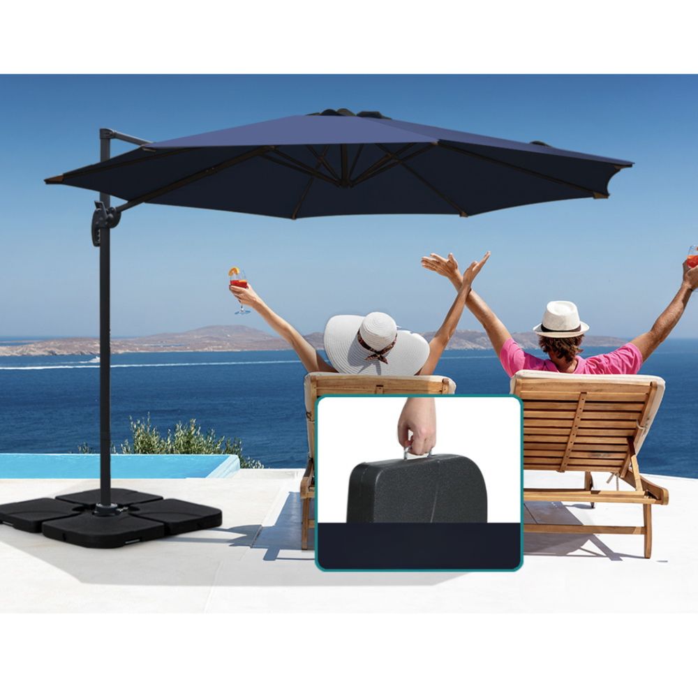Outdoor Umbrella Base Stand Sand Water Beach Patio - 50cm