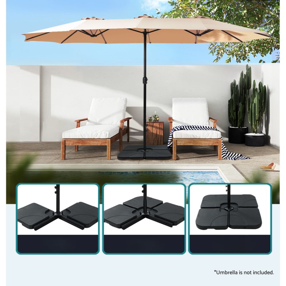 Outdoor Umbrella Base Stand Sand Water Beach Patio - 50cm