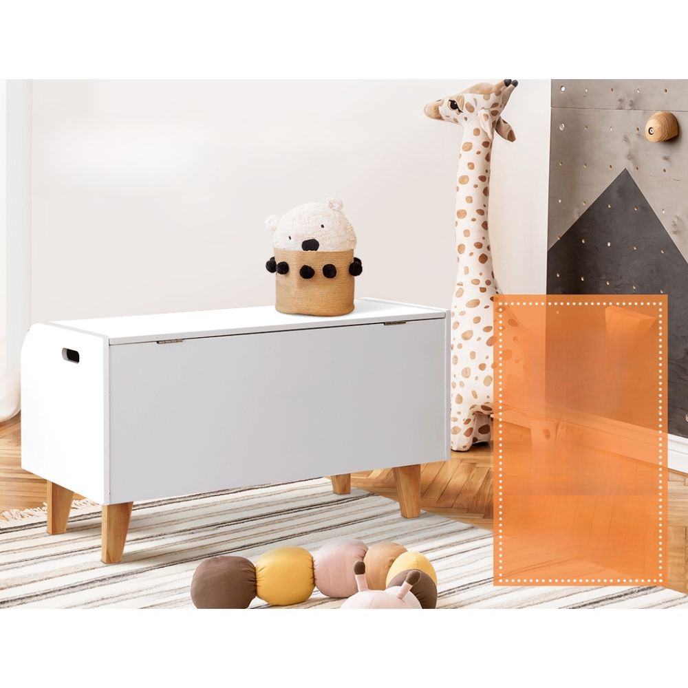 Kids Toy Bookshelf Storage Children Room Organiser Display - White