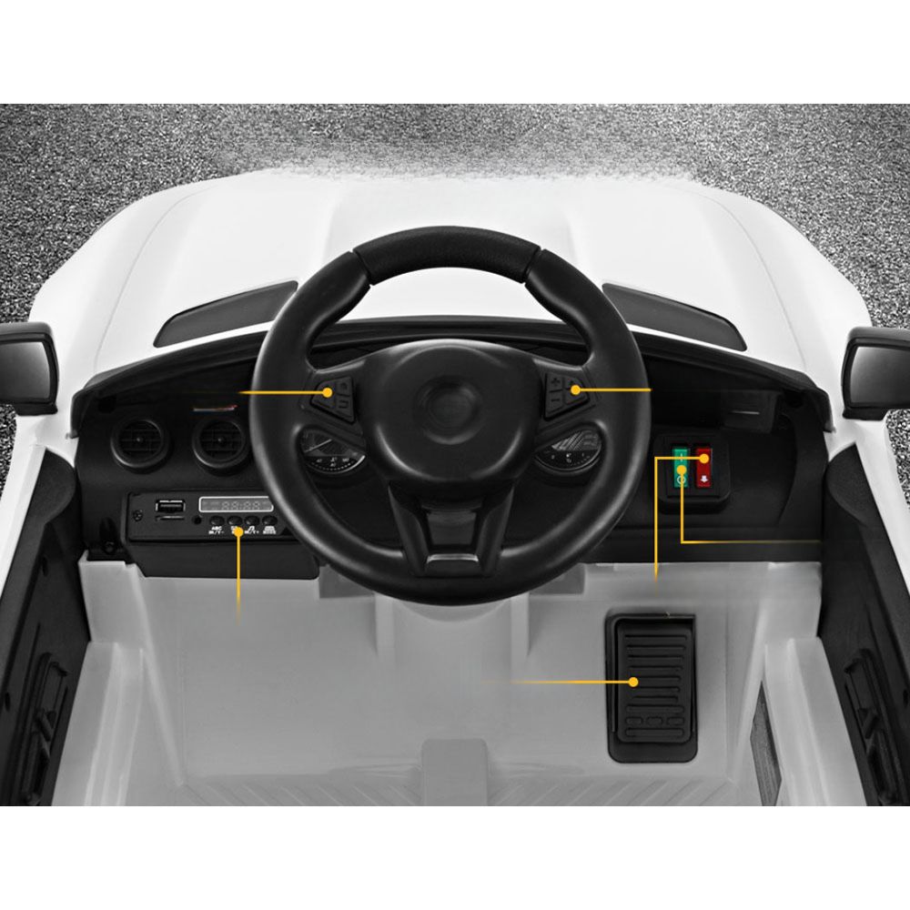 Kids Ride On Car Electric Toy Cars 12V White