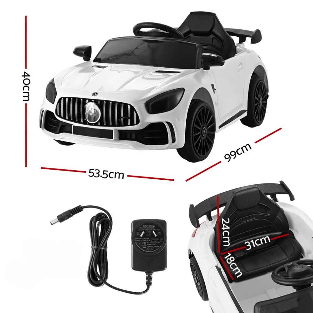 Kids Ride On Car Electric Toy Cars 12V White