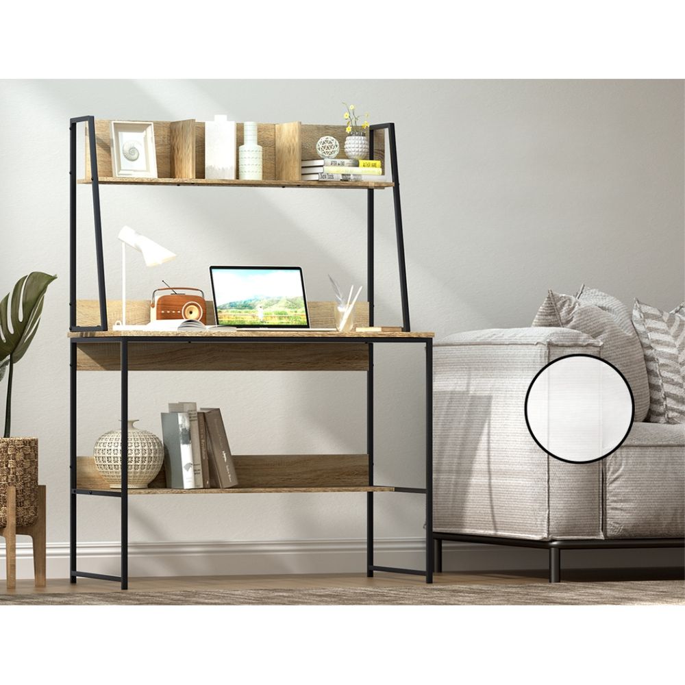 Computer Desk Office Desks Study Table Workstation Bookshelf Storage