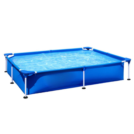 Swimming Pool Above Ground Frame Pools Outdoor Steel Pro 2.2 X 1.5M