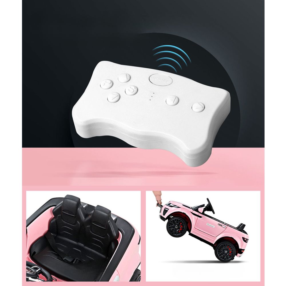 Kids Ride On Car Electric 12V Remote Toy Cars Battery SUV Toys Pink