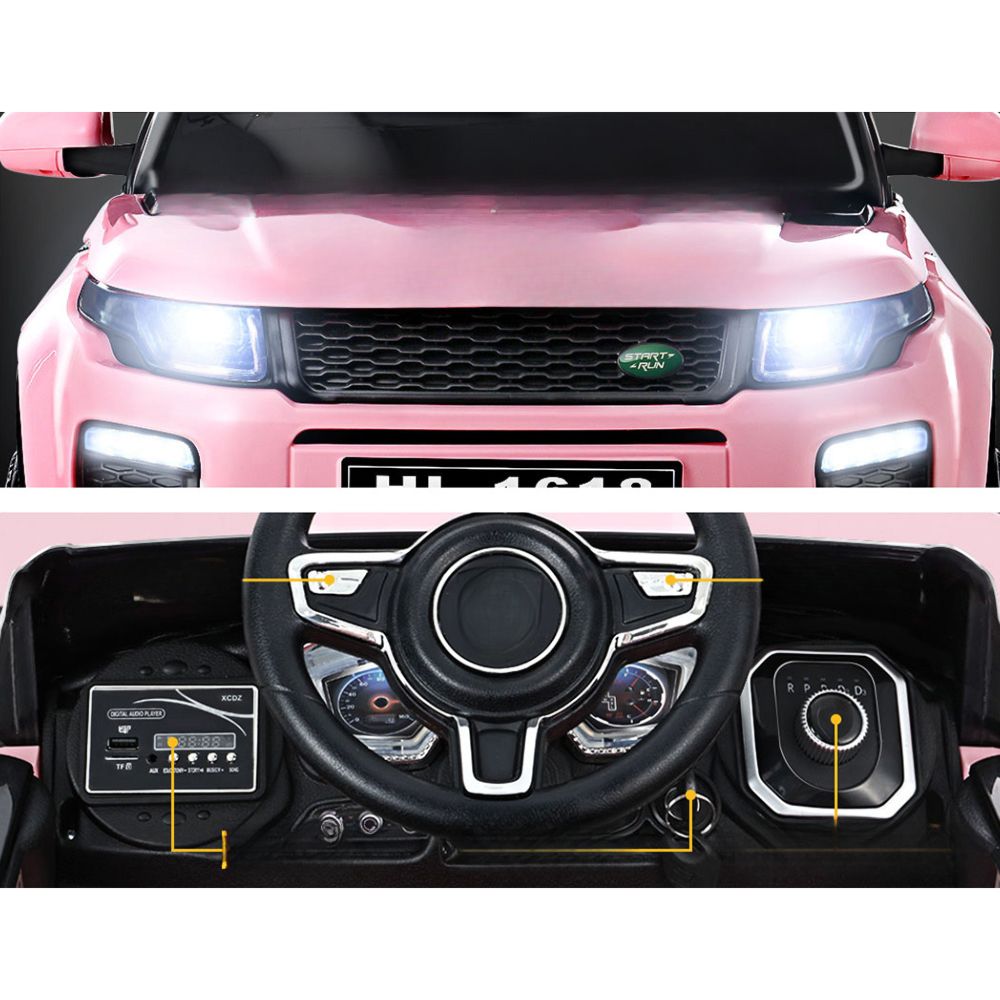 Kids Ride On Car Electric 12V Remote Toy Cars Battery SUV Toys Pink