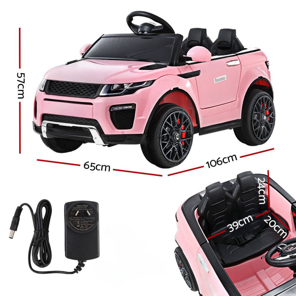Kids Ride On Car Electric 12V Remote Toy Cars Battery SUV Toys Pink