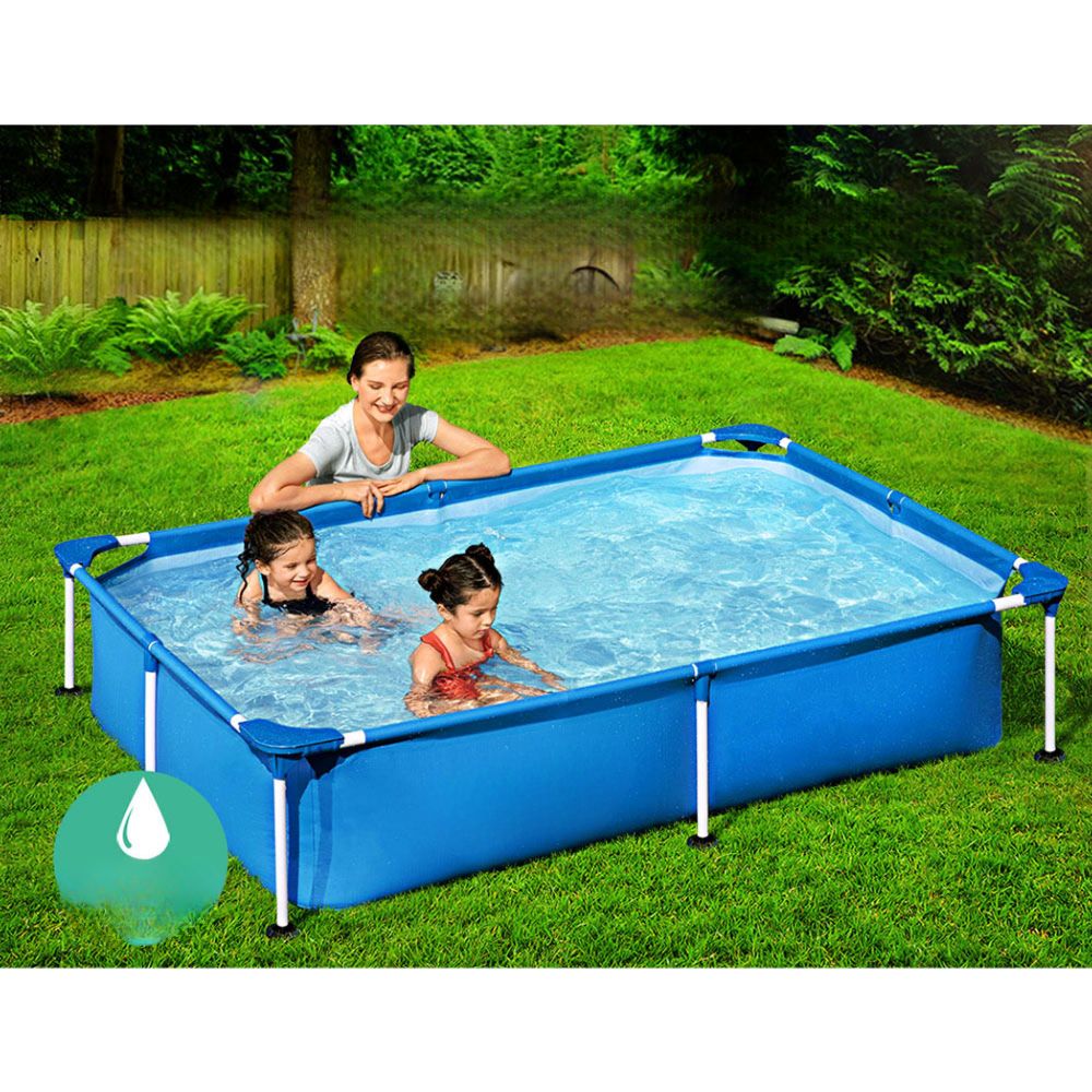 Swimming Pool Above Ground Frame Pools Outdoor Steel Pro 2.2 X 1.5M