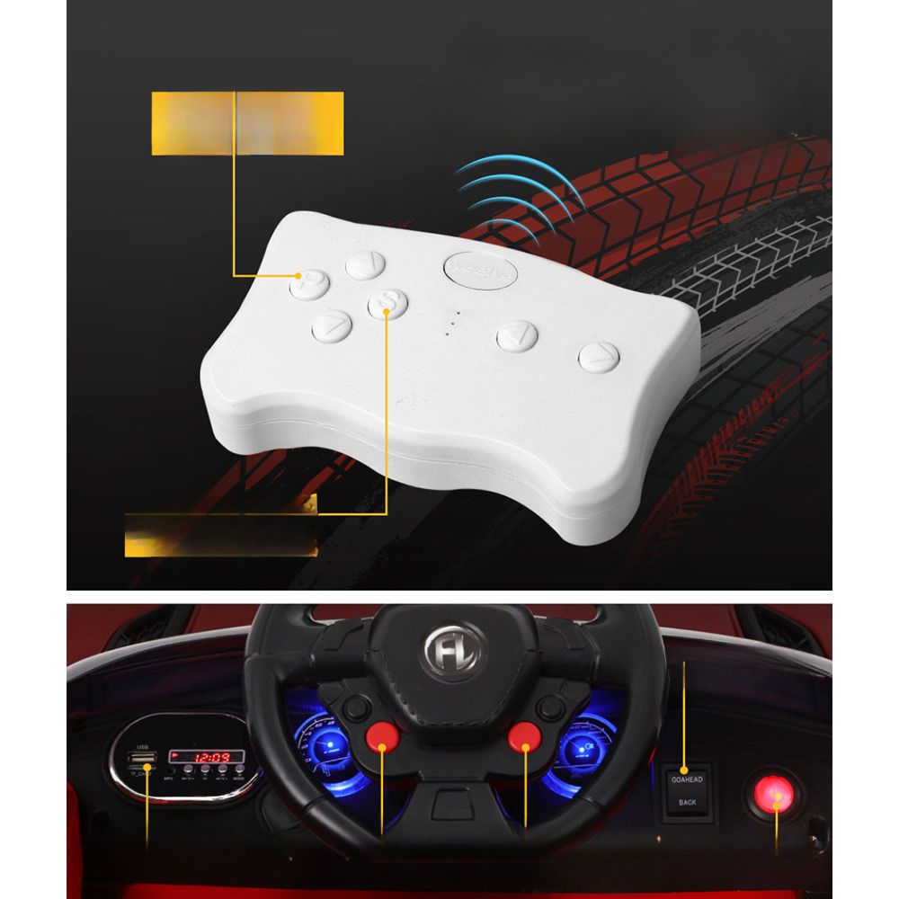 Kids Ride On Car 12V Electric Toys Cars Battery Remote Control Red
