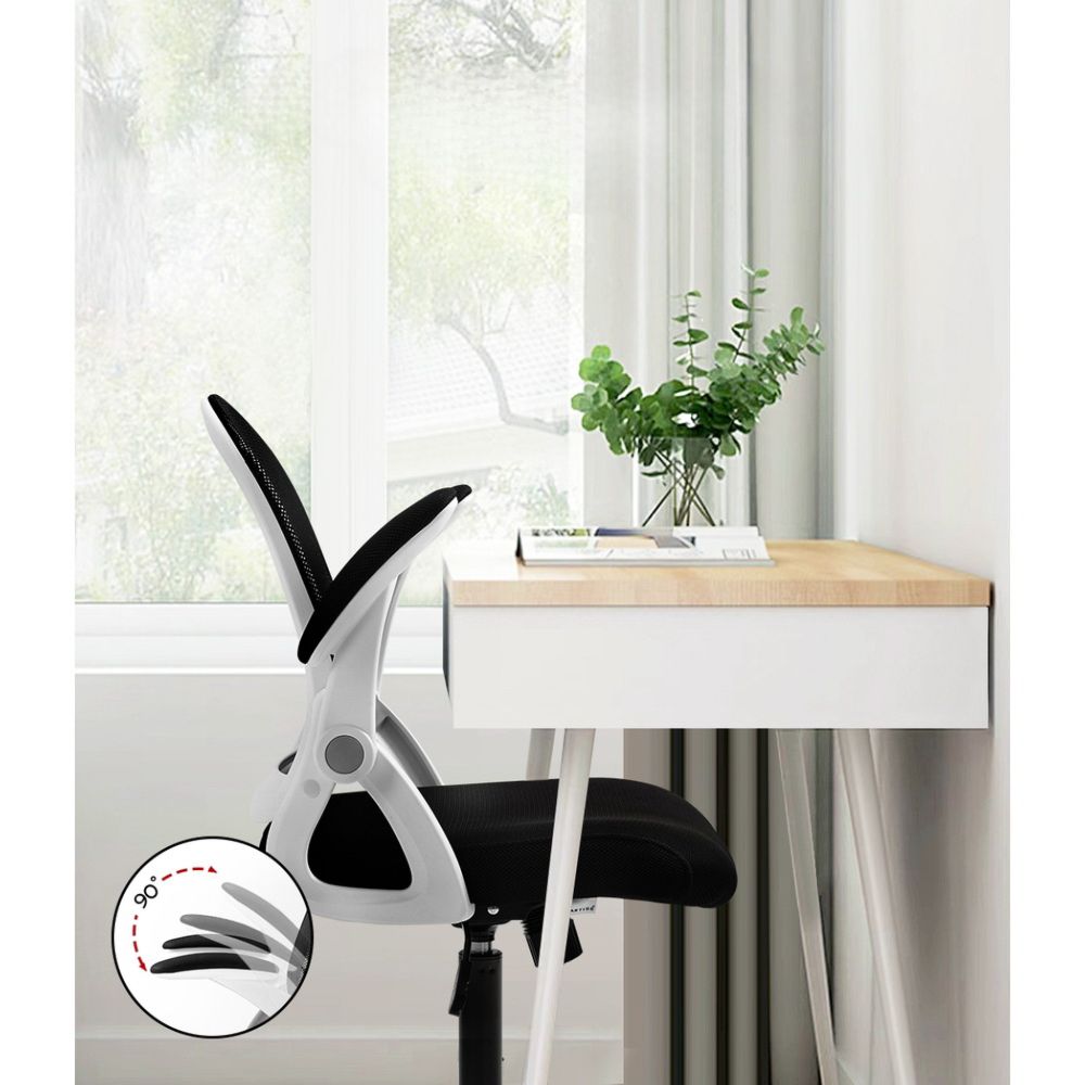 Office Chair Mesh Computer Desk Chairs Work Study Gaming Mid Back Black