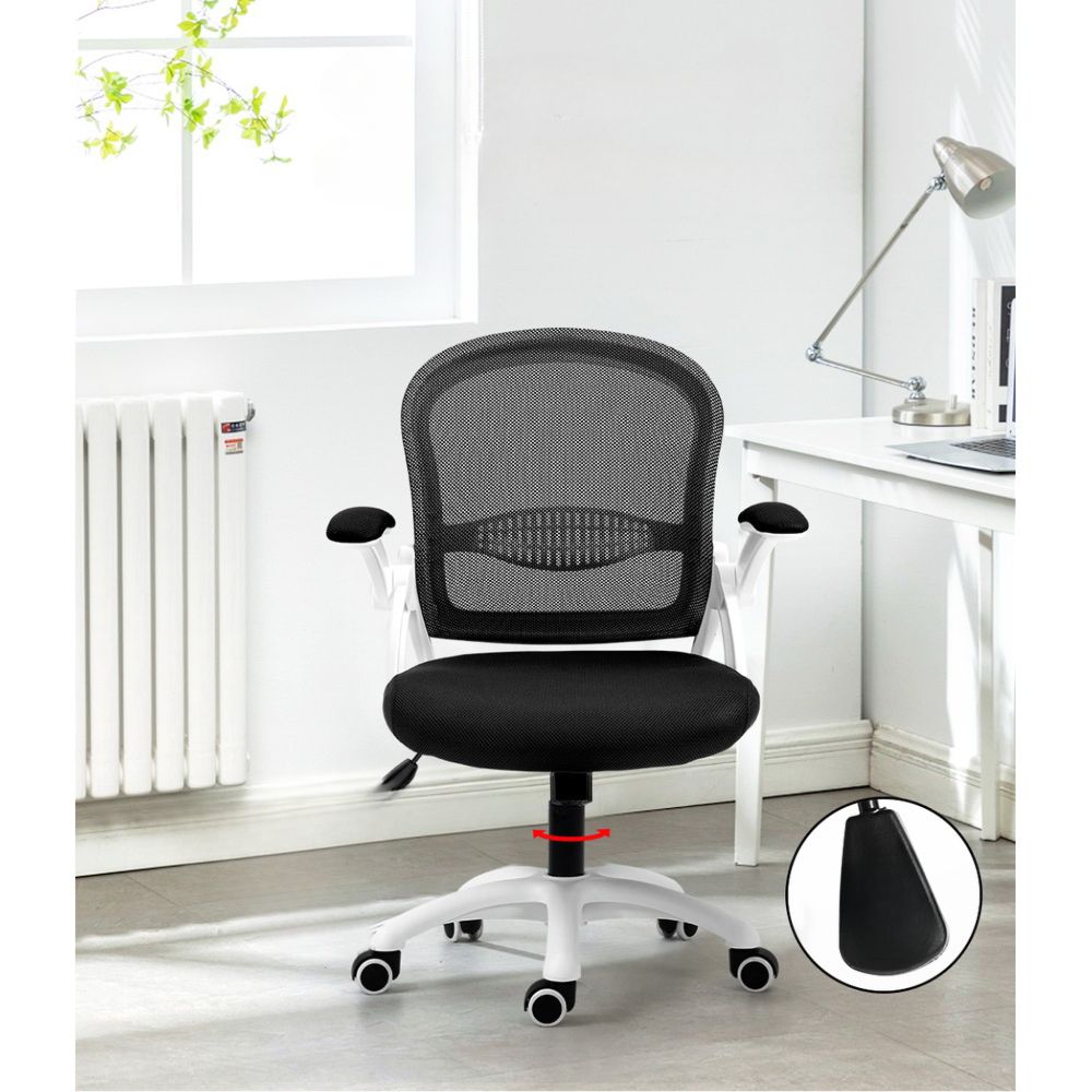 Office Chair Mesh Computer Desk Chairs Work Study Gaming Mid Back Black