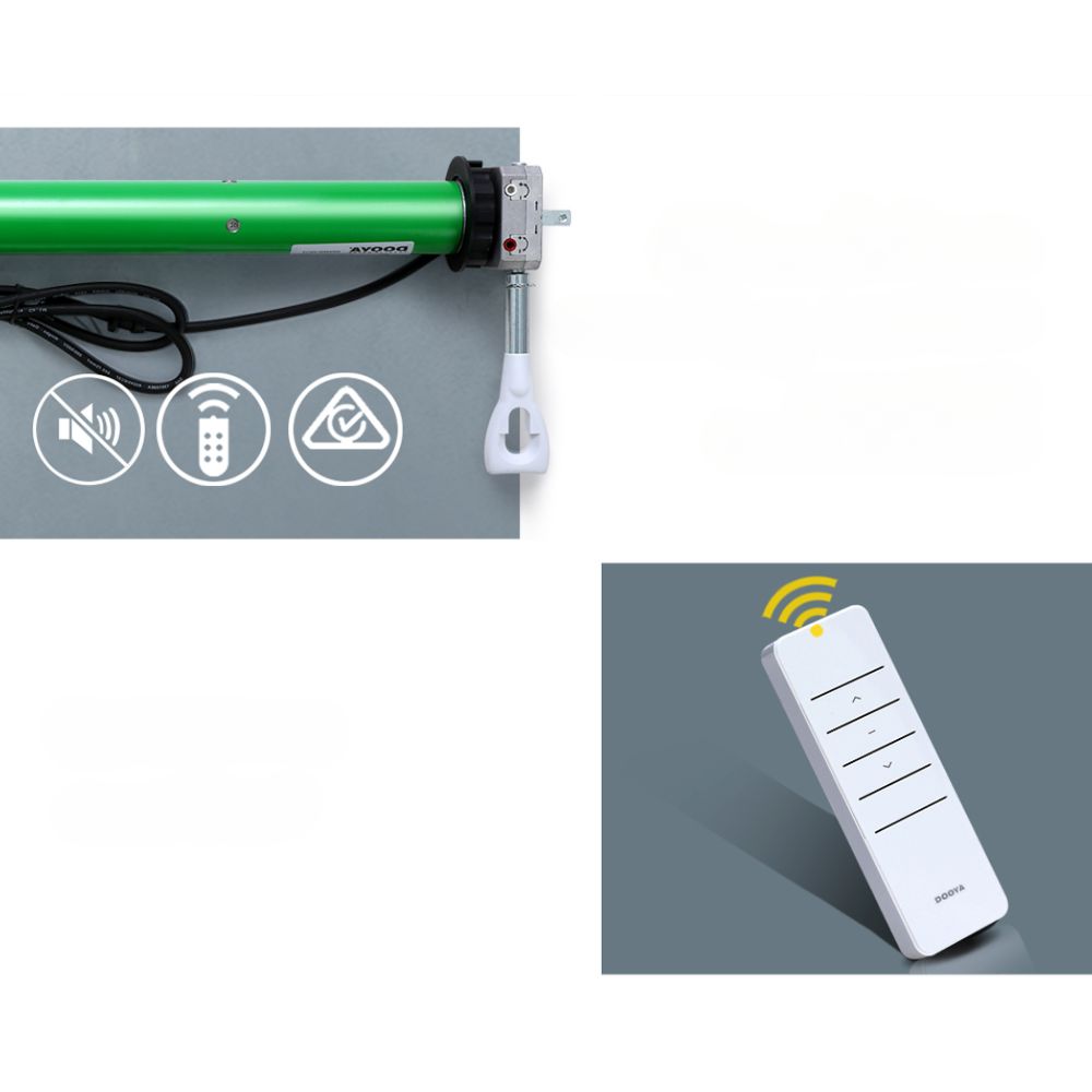 Replacement Motor with Remote Folding Arm Outdoor Blind 40NM - 230V