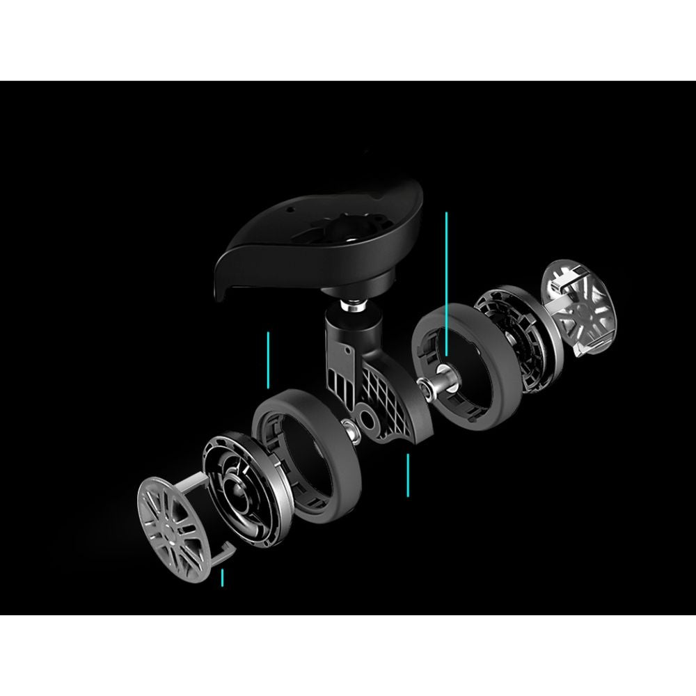 3pc Luggage 20'' 24'' 28'' Trolley Suitcase Sets Travel Hard Case Lightweight Black