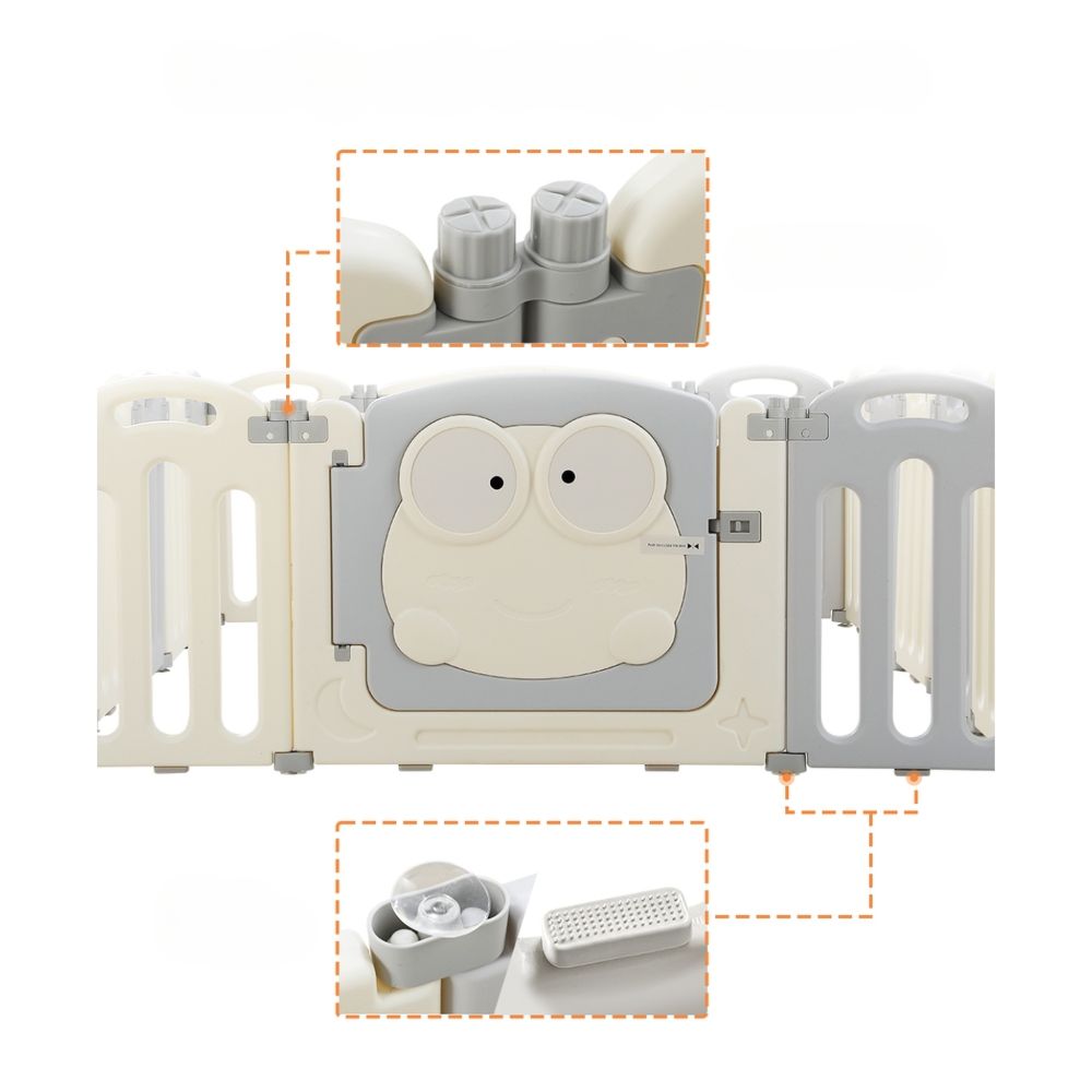 Baby Playpen Foldable Toddler Fence Safety Play Centre - 16 Panels
