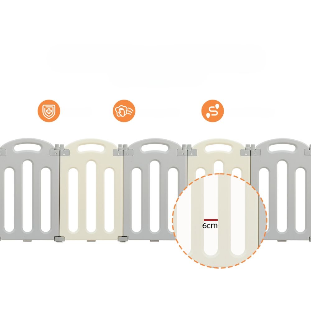 Baby Playpen Foldable Toddler Fence Safety Play Centre - 20 Panels