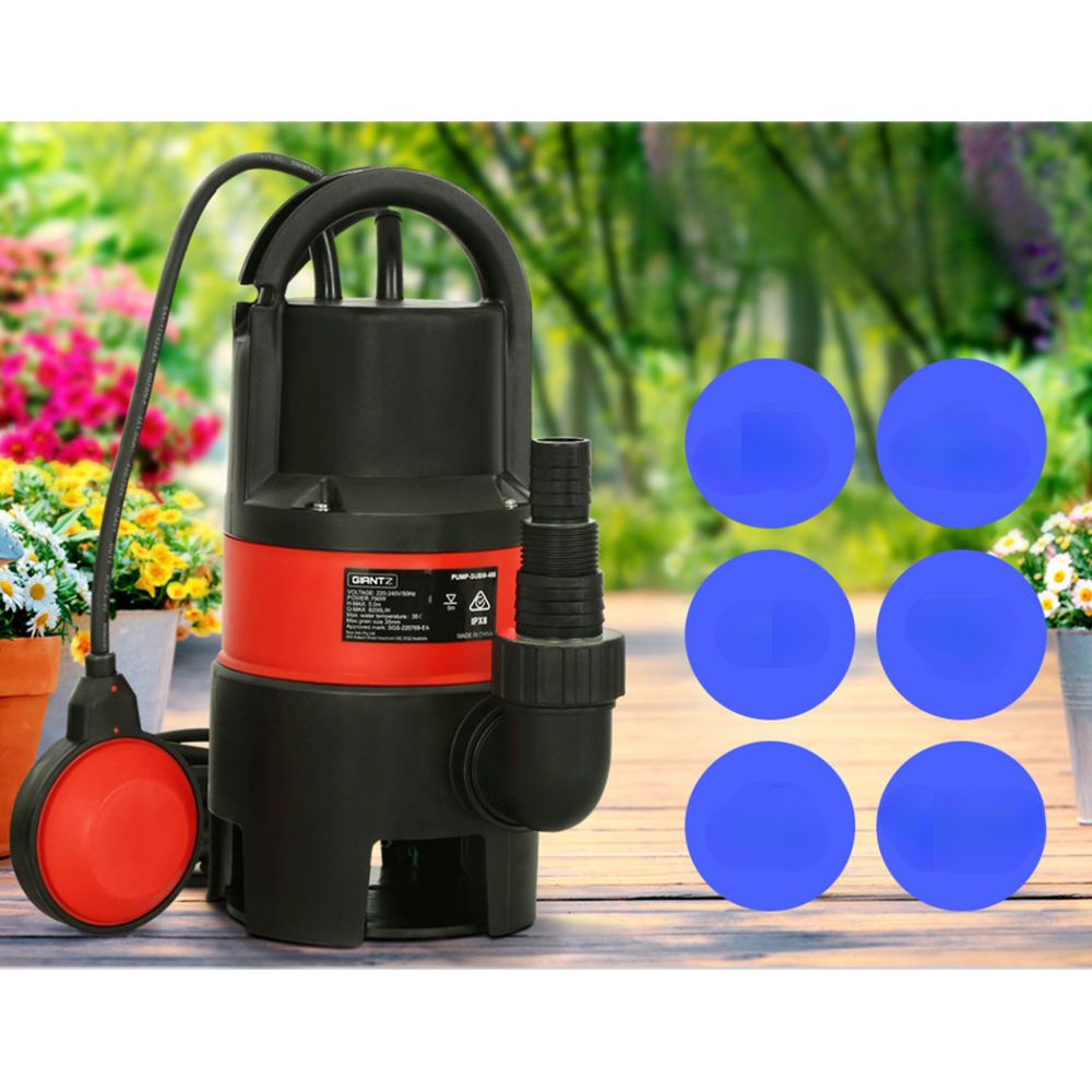 Garden Water Pump Dirty Swim Pool Submersible Pump  - 750W