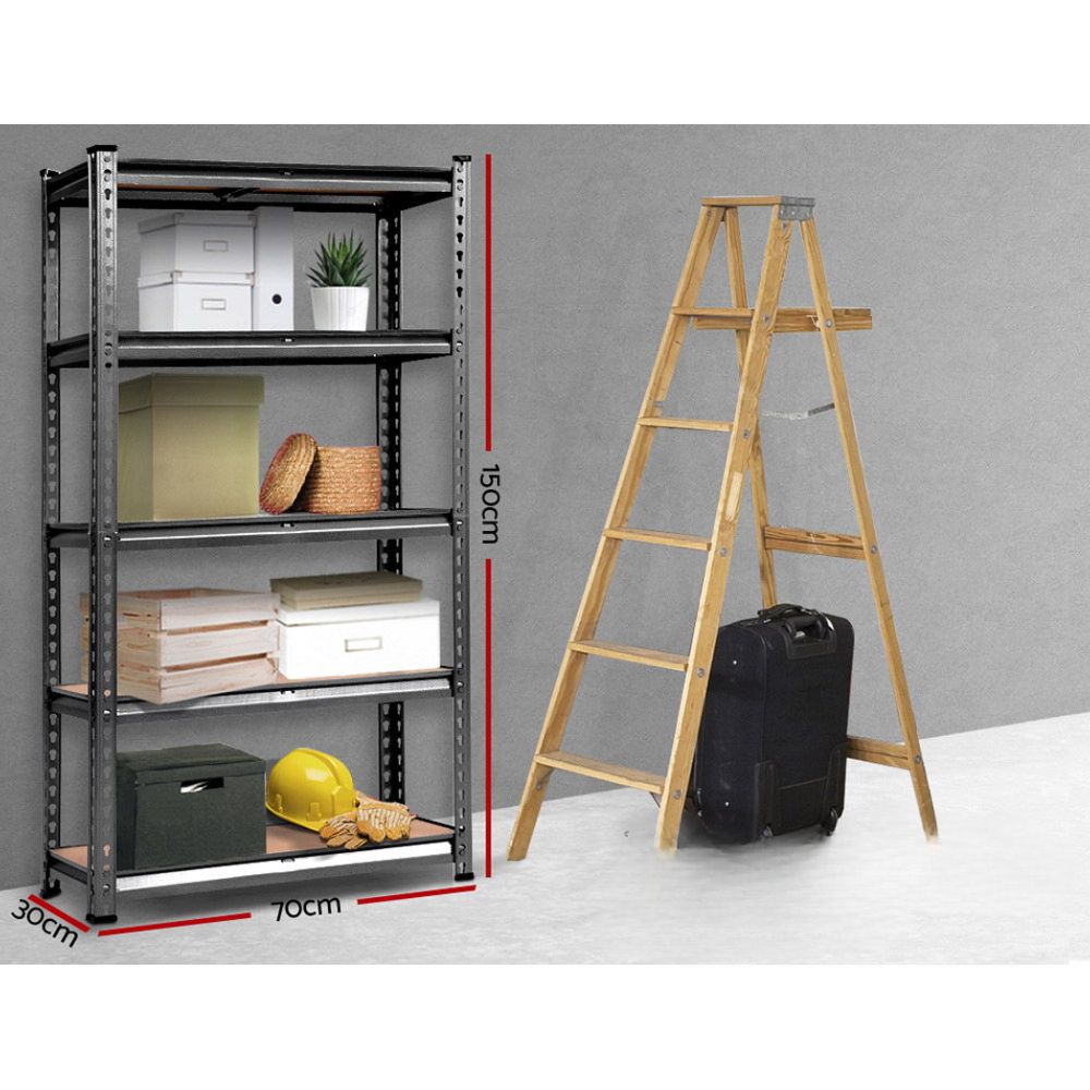 Garage Shelving Warehouse Rack Storage Steel - 2x1.5m