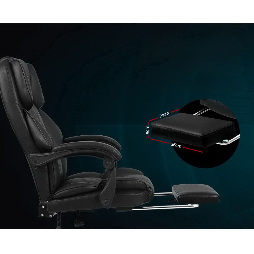 Office Chair Gaming Computer Executive Chairs Leather Seat Recliner