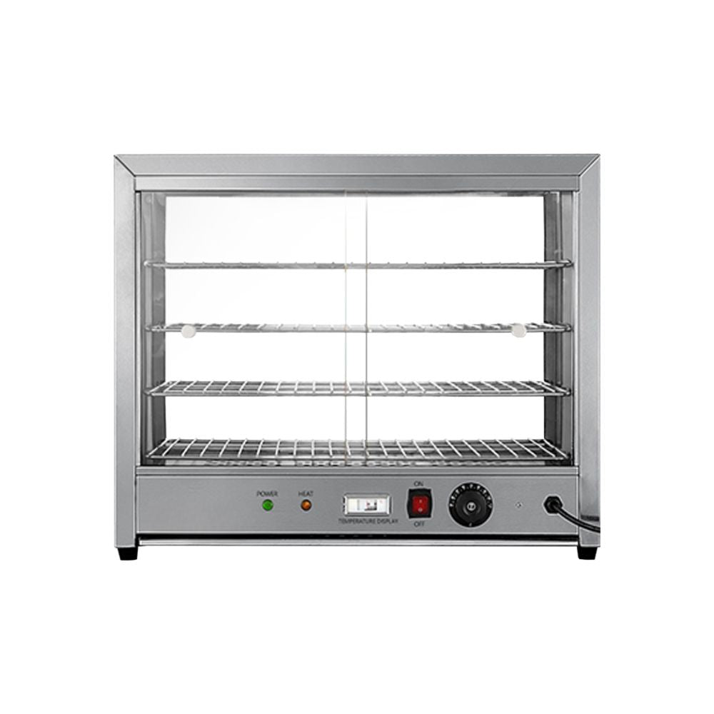 Commercial Food Warmer Electric Pie Hot Display Showcase Cabinet 4 Tier