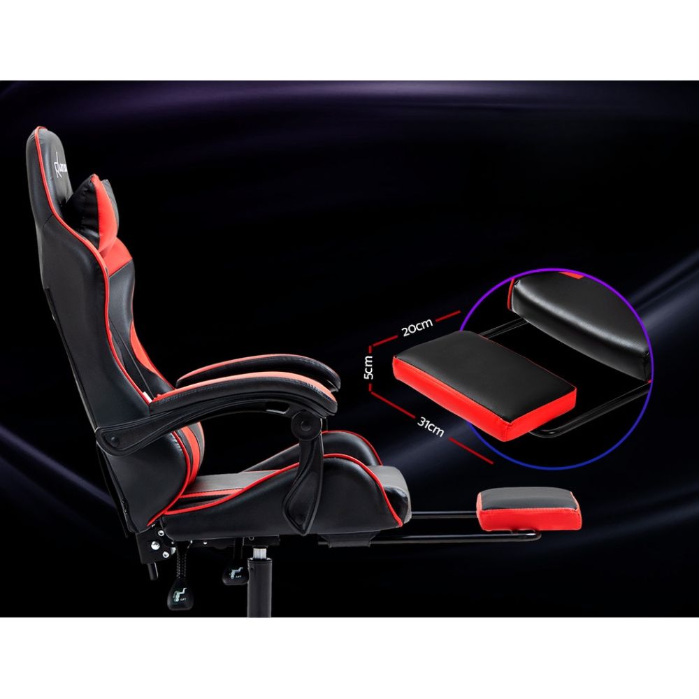 Office Chair Gaming Computer Executive Chairs Racing Seat Recliner Red