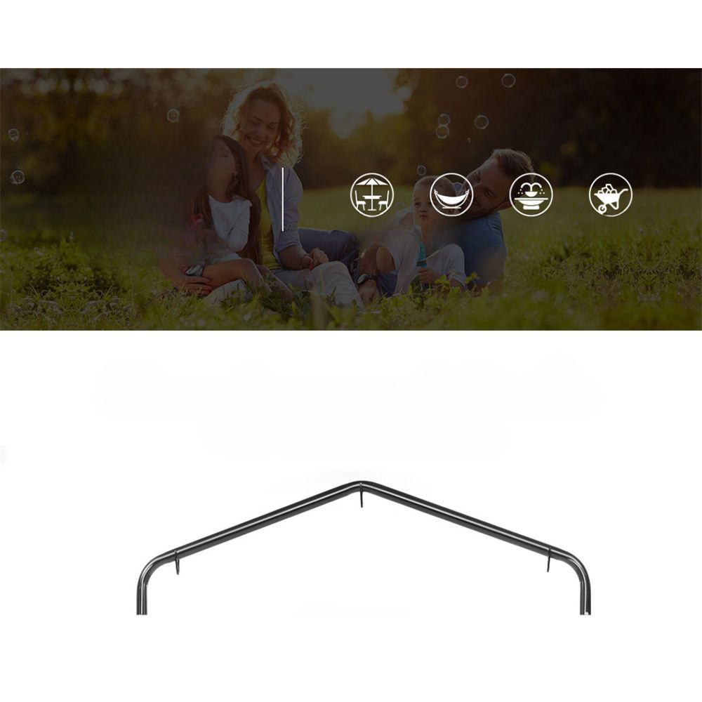Outdoor Hammock Chair with Stand Cotton Swing 120KG Capacity - Cream