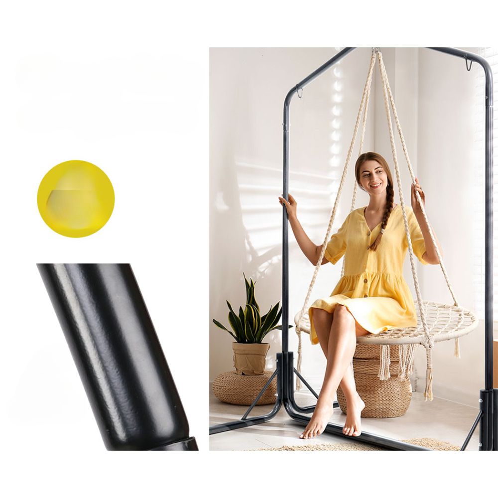Outdoor Nest Spider Web Swing Hammock Chair Stand - 100cm