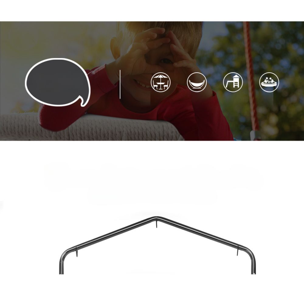 Outdoor Nest Spider Web Swing Hammock Chair Stand - 100cm