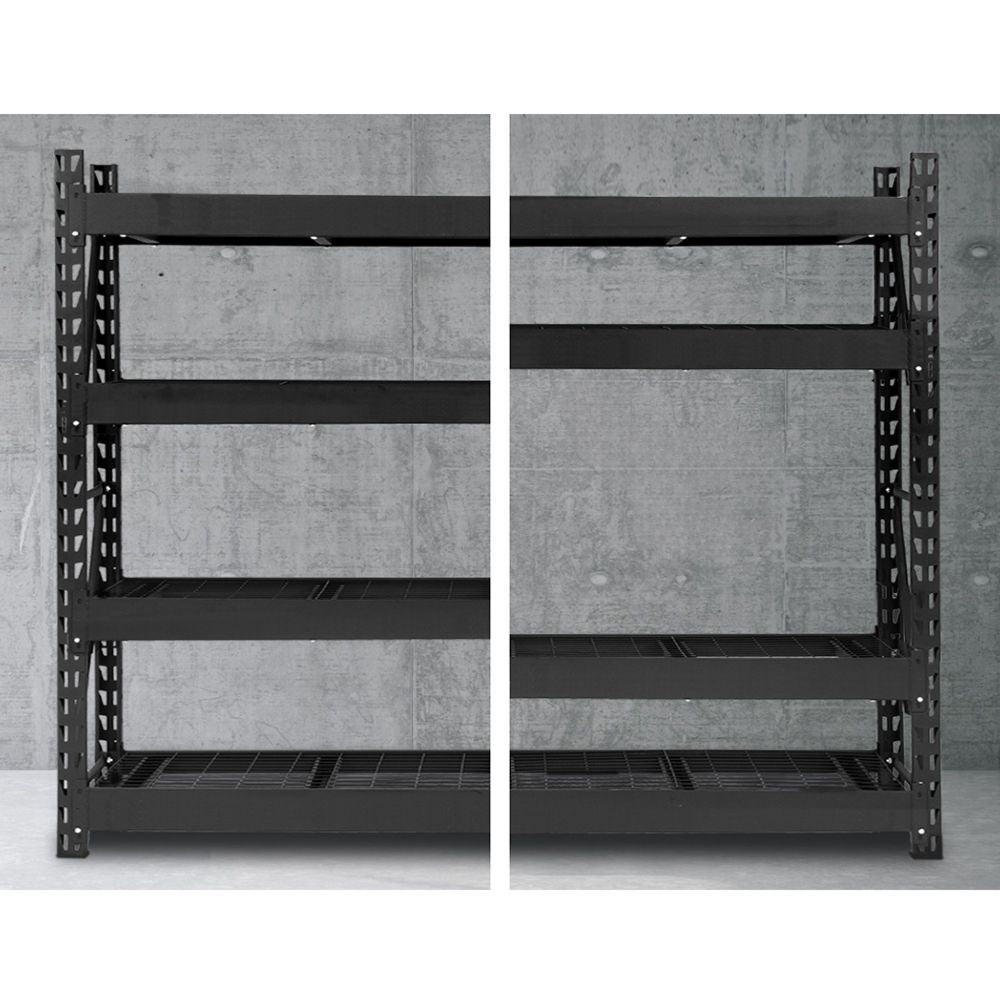 Steel Garage Shelving Warehouse Rack Pallet Storage - 4x2m
