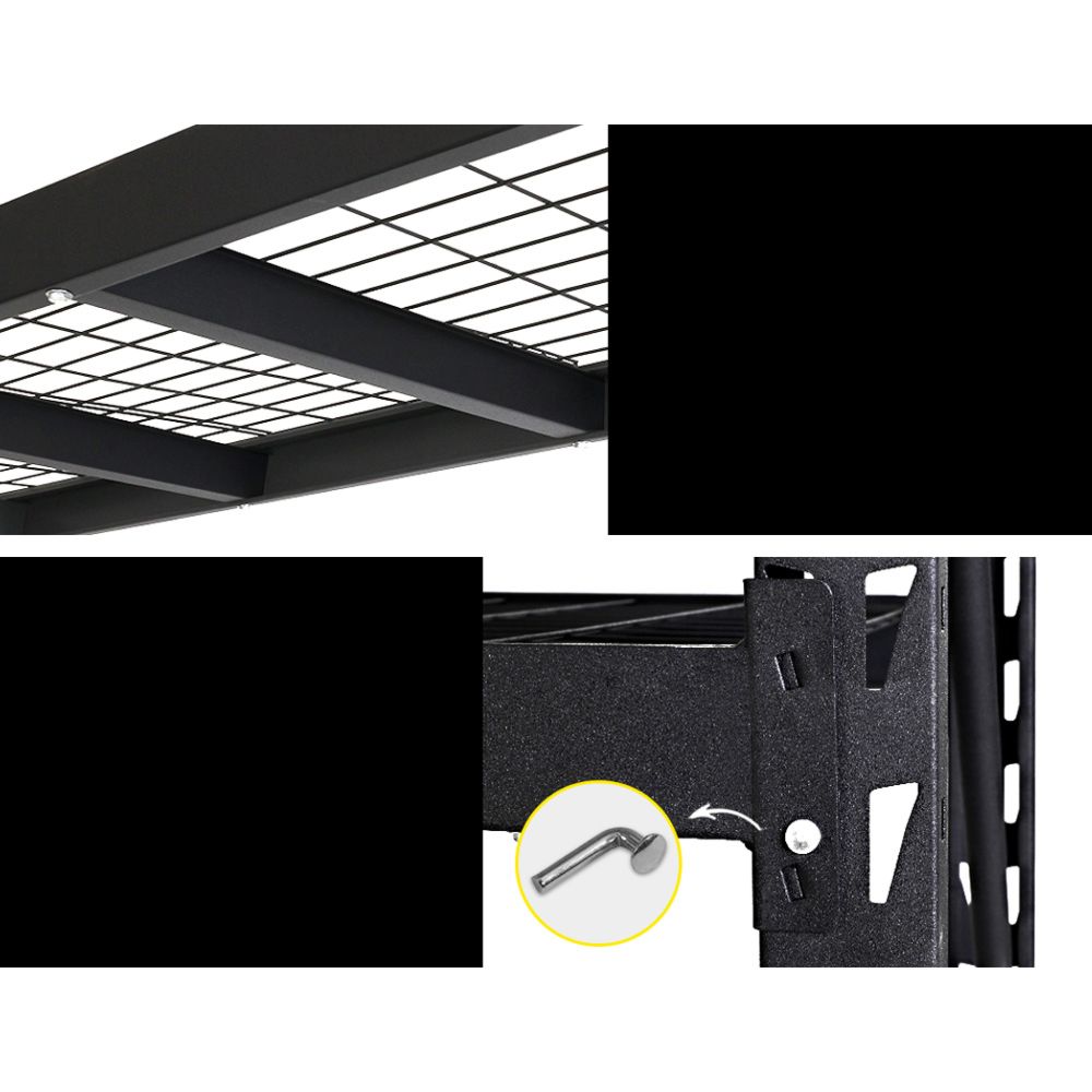 Steel Garage Shelving Warehouse Rack Pallet Storage - 4x2m