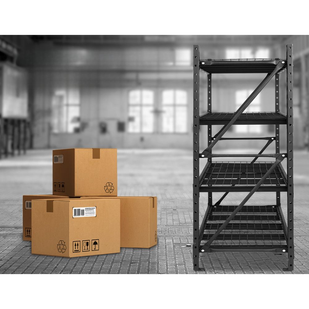 Steel Garage Shelving Warehouse Rack Pallet Storage - 4x2m