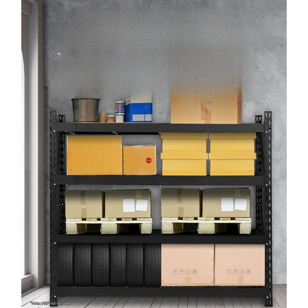 Steel Garage Shelving Warehouse Rack Pallet Storage - 4x2m