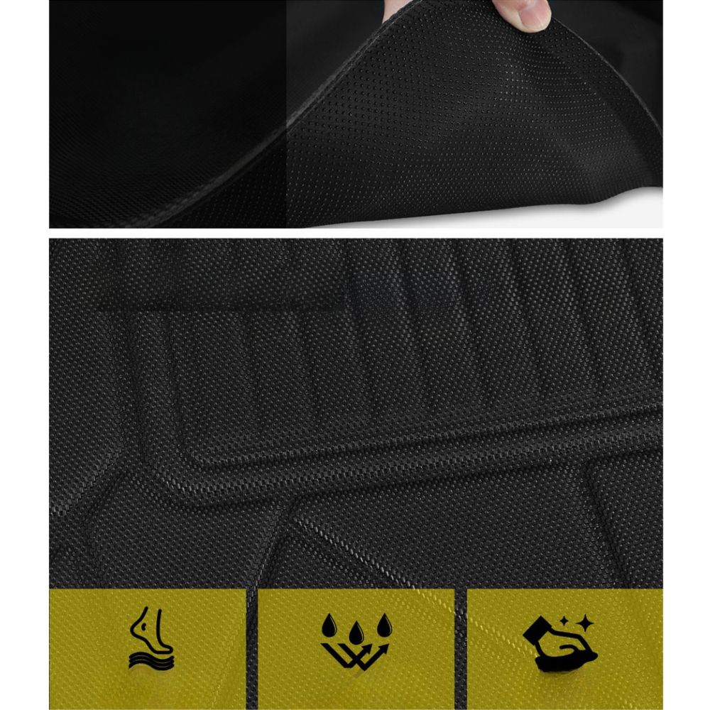 Car Rubber Front Rear Floor Mats 2021 to 2022 Model - Tesla Model 3