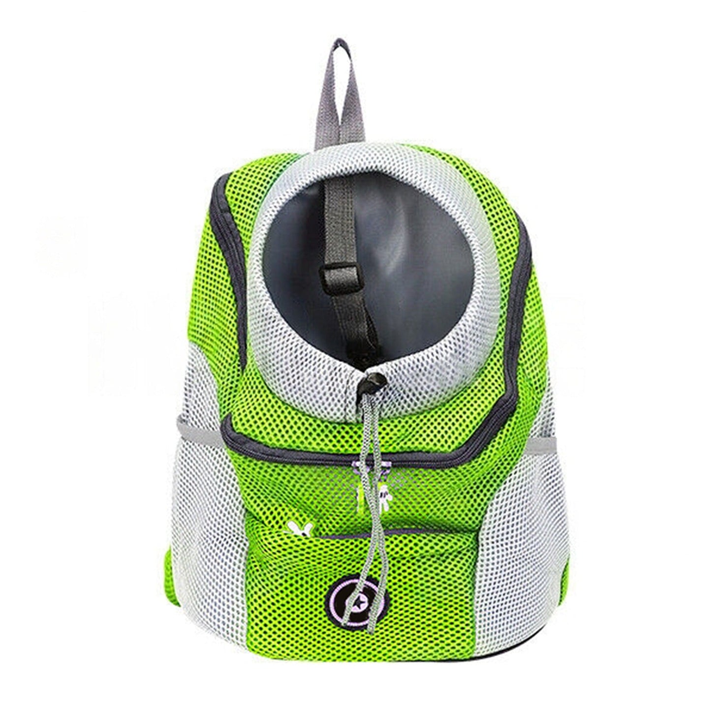 Portable Green Mesh Pet Backpack Travel Dog Carrier Shoulder Bag