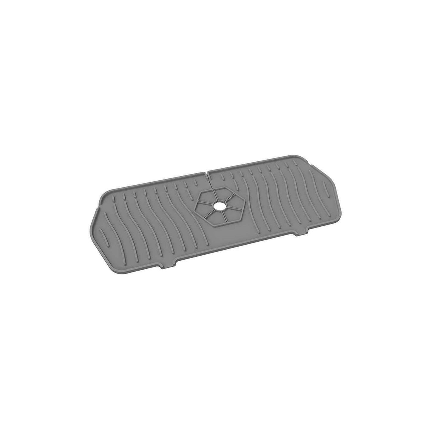 Hexagon Silicone Kitchen Sink Splash Guard and Faucet Water Catcher