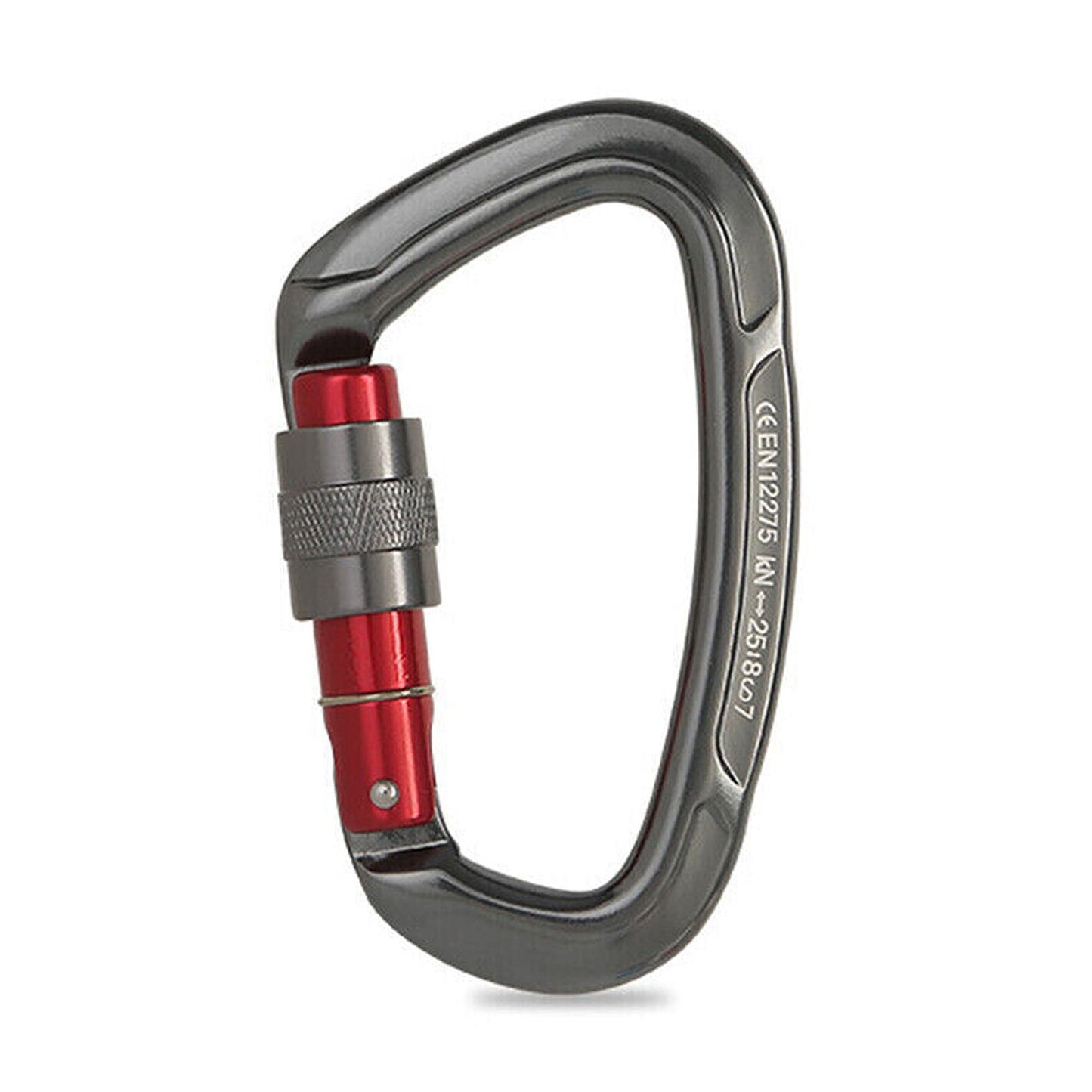 Aluminum Carabiner Clip D Ring Locking for Climbing 25KN
