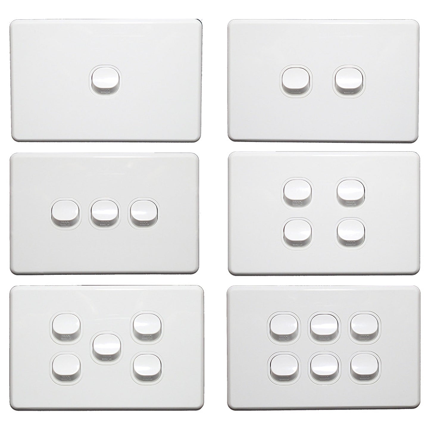 Wall Mounted Double Power Point with 3.6 Amp GPO Outlet Switch