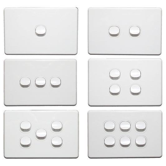 Wall Mounted Double Power Point with 3.6 Amp GPO Outlet Switch