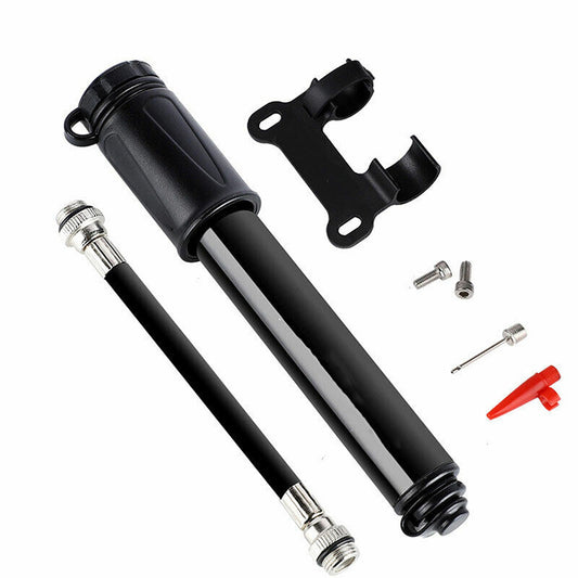 Cycling Tyre Ball Inflator Mini Bicycle Air Pump Bike Aluminium