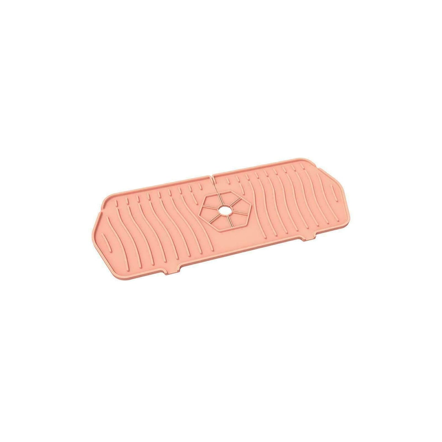 Hexagon Silicone Kitchen Sink Splash Guard and Faucet Water Catcher