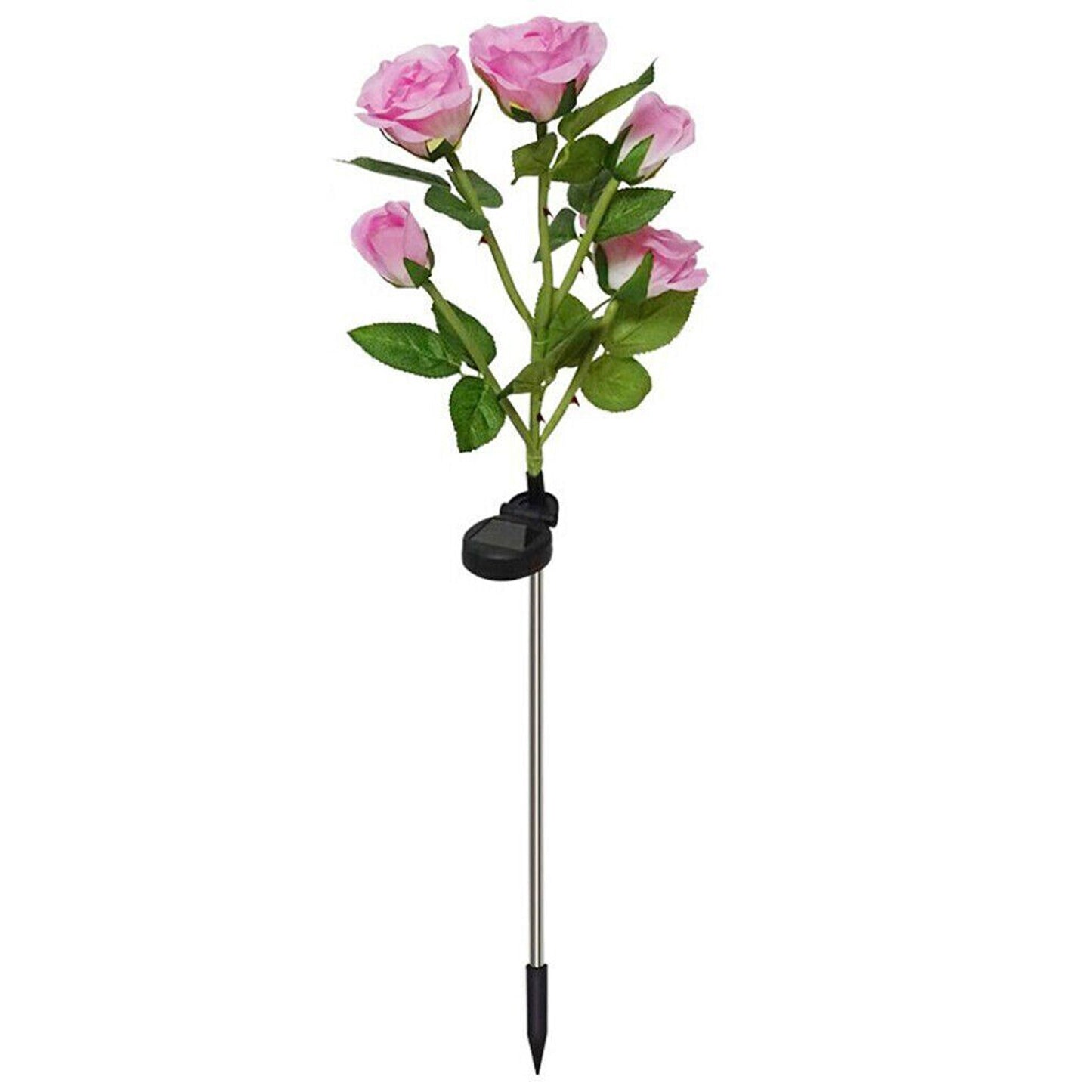 75cm Long Rose Flowers Solar Garden Lights for Yard and Xmas Decor