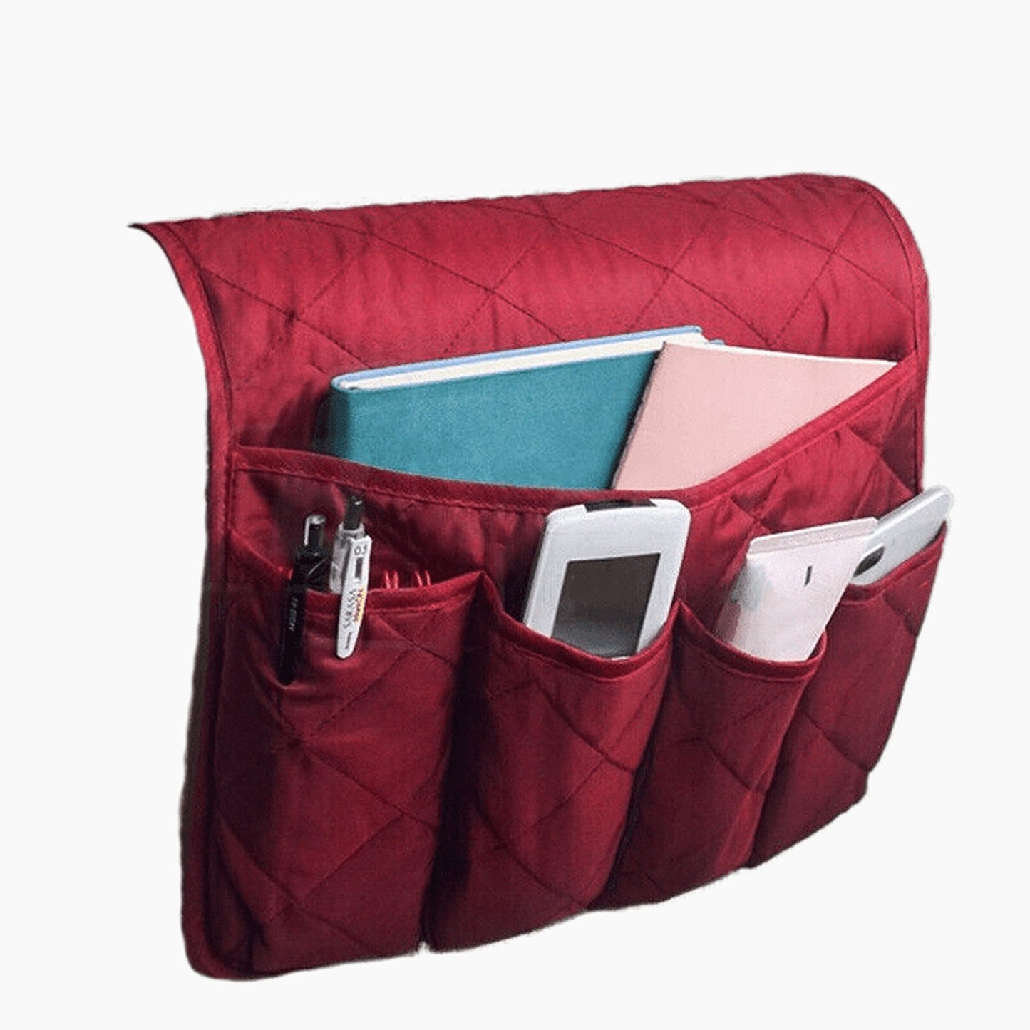 Armrest Organizer with 5 Pockets for Couch and Sofa Remote Storage