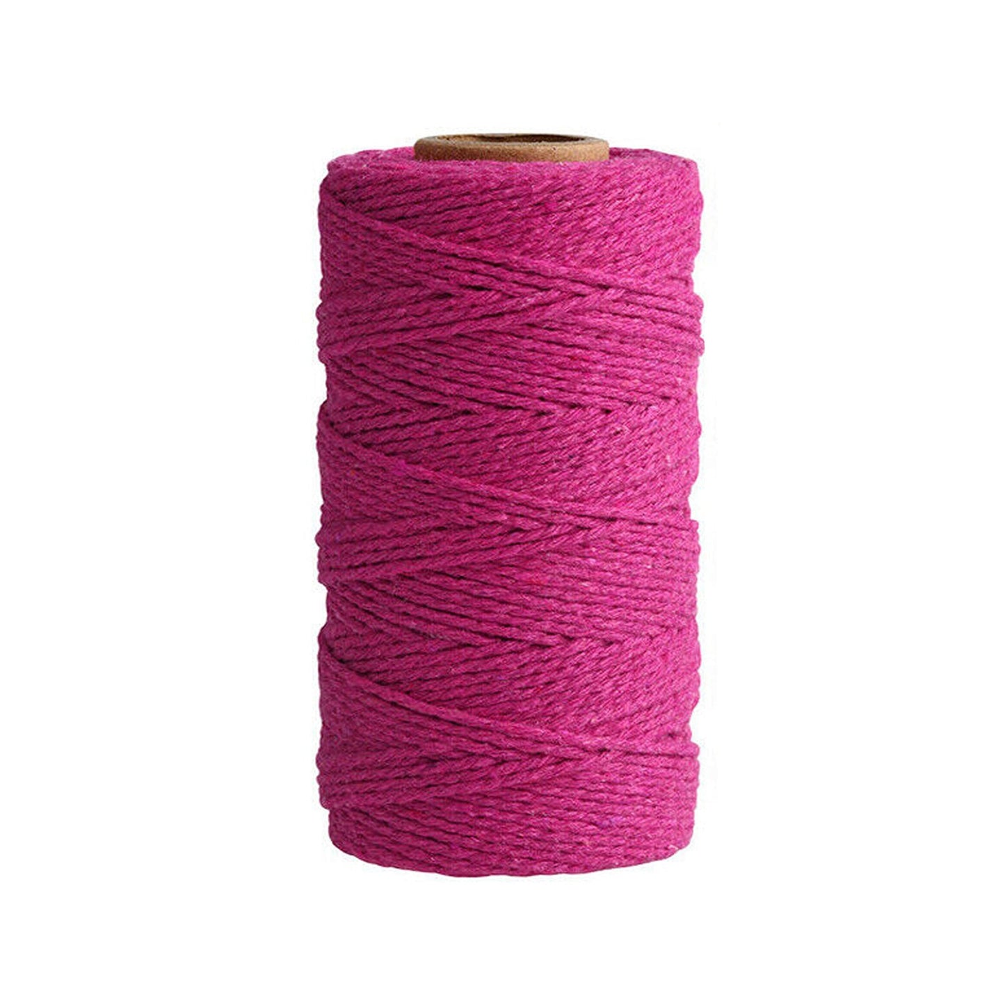 Rose Red Craft Macrame Twisted Cotton Artisan Rope Weaving Wire
