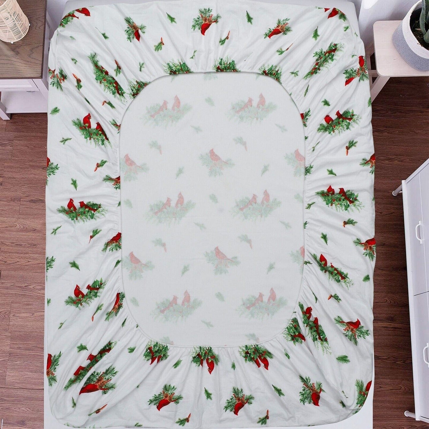 Cardinal Cotton Flannelette Sheets Set with Standard Pillow Case Single Double Queen King
