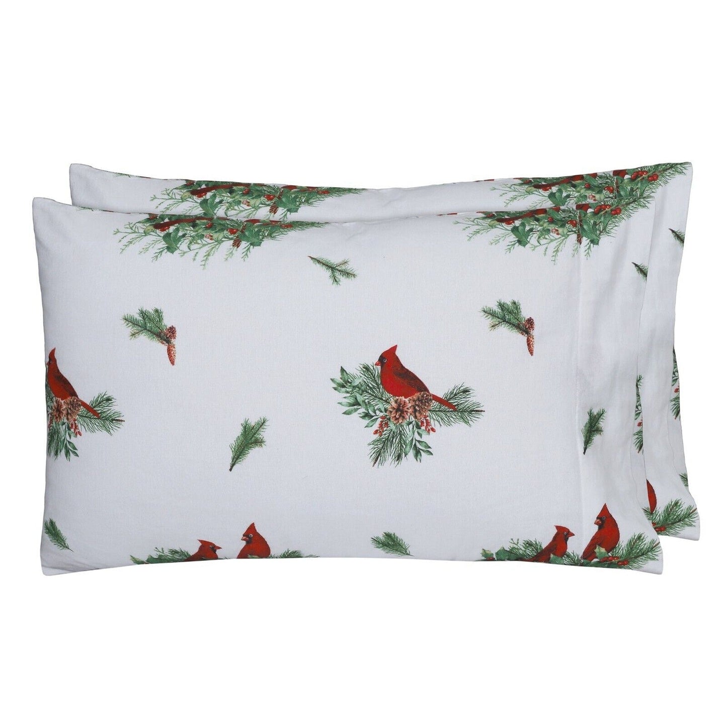 Cardinal Cotton Flannelette Sheets Set with Standard Pillow Case Single Double Queen King