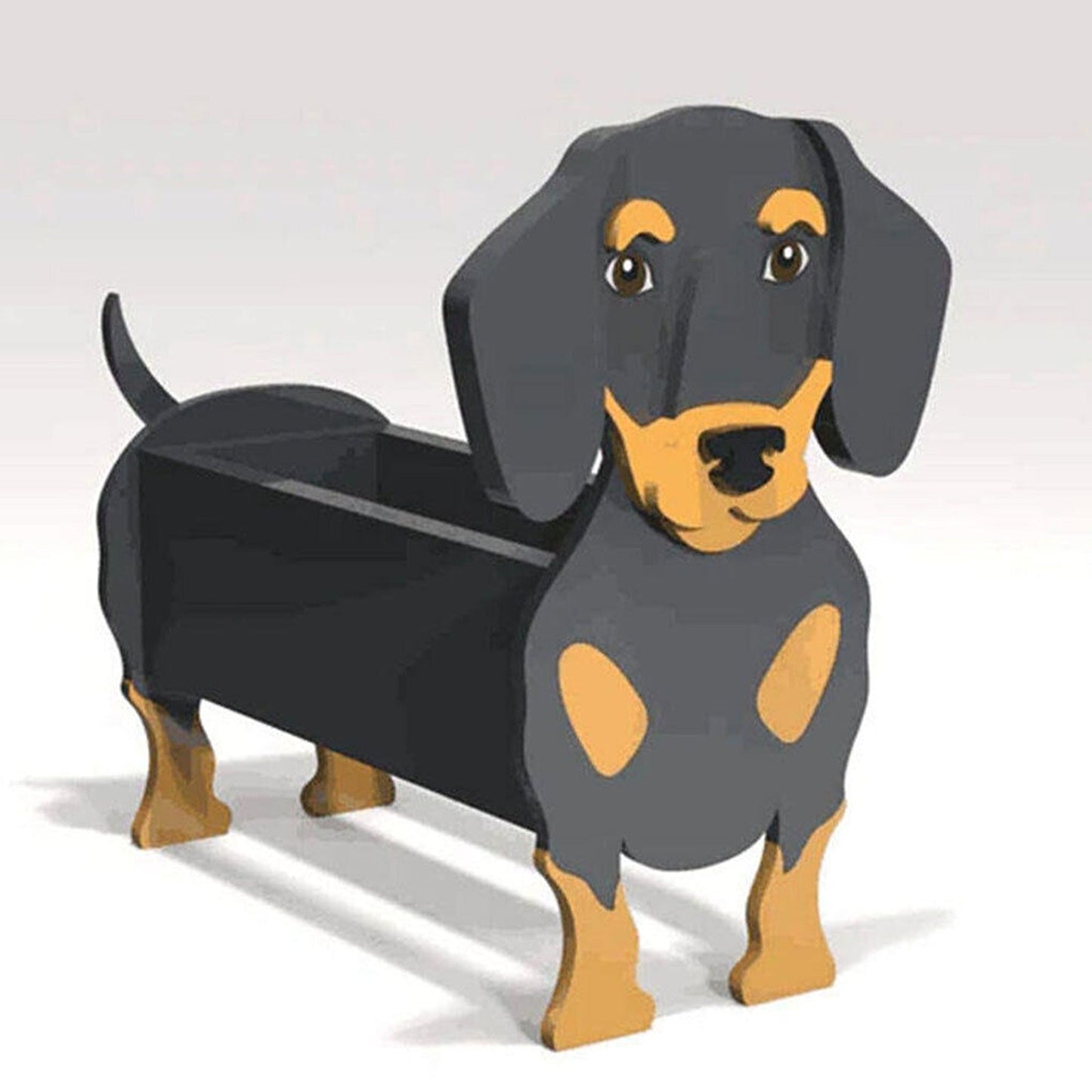 Dachshund Dog Flower Pot Garden Decorative Planter